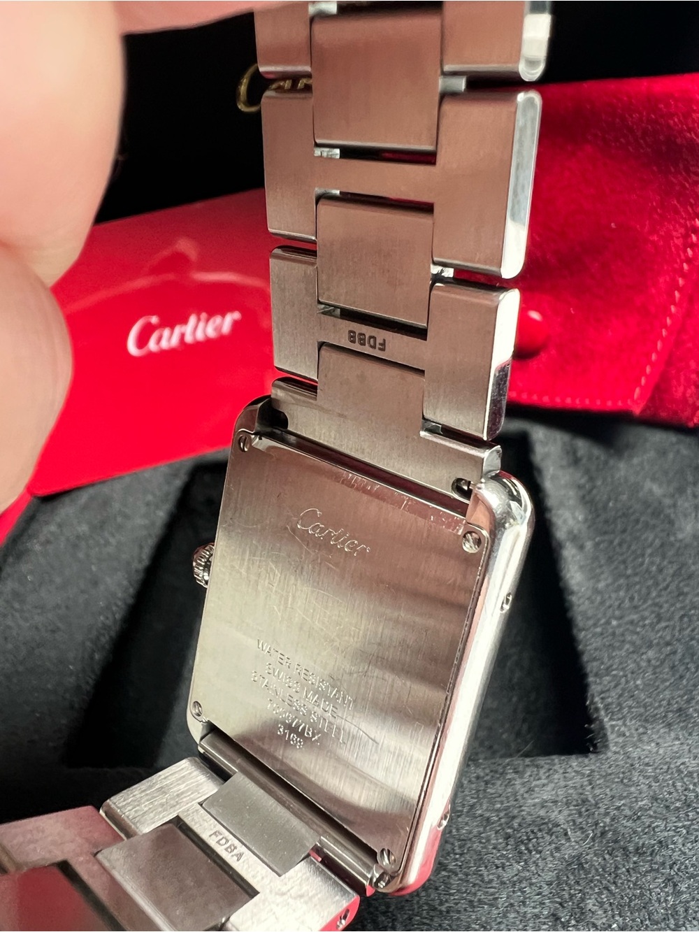 Cartier Tank Solo Large -full set/discontinued piece so adds extra value & desir - Picture 5 of 14